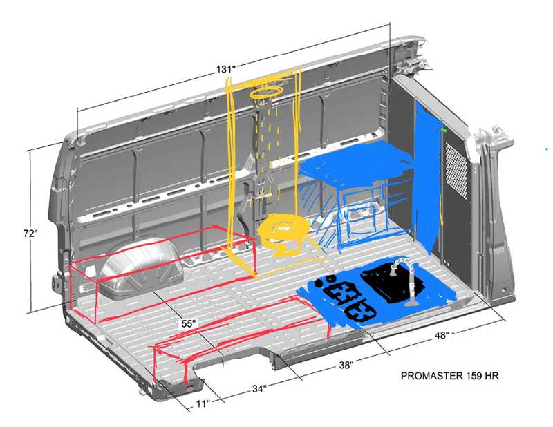 Promaster layout drawing